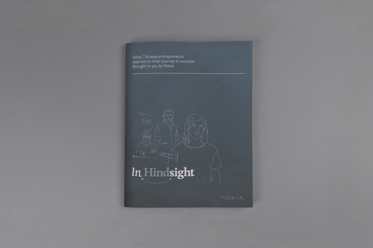 The front cover of the Nokia InHindsight book.